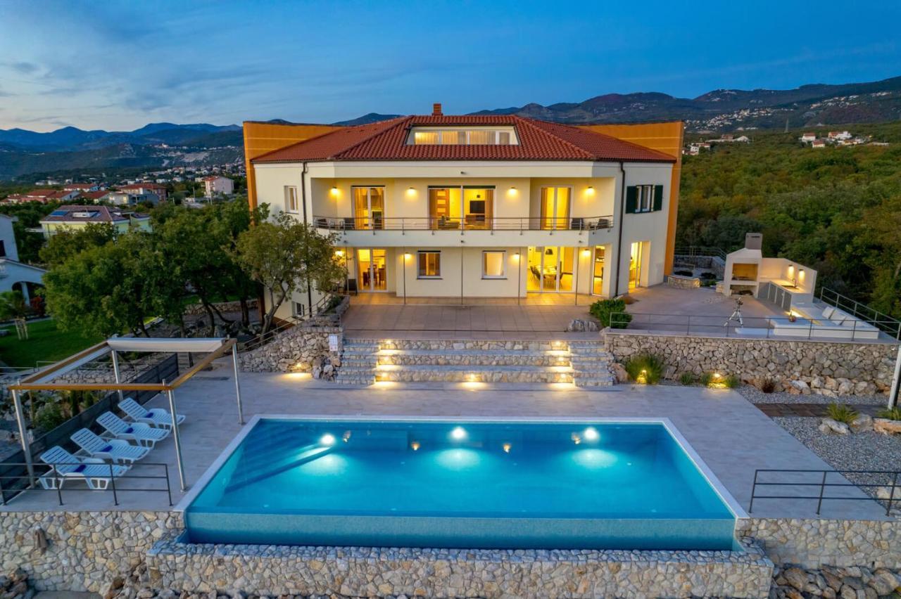 Luxury Villa Ostro With Pool & Krk Bridge View Кралєвиця Екстер'єр фото