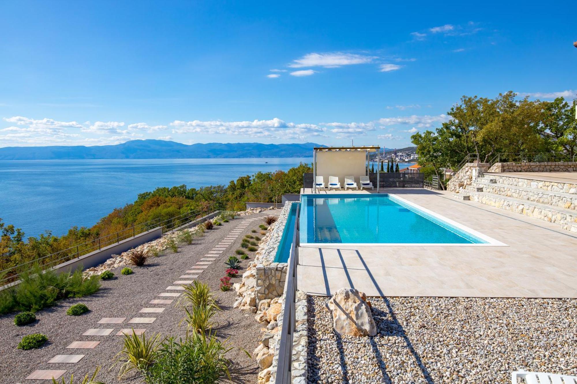 Luxury Villa Ostro With Pool & Krk Bridge View Кралєвиця Екстер'єр фото
