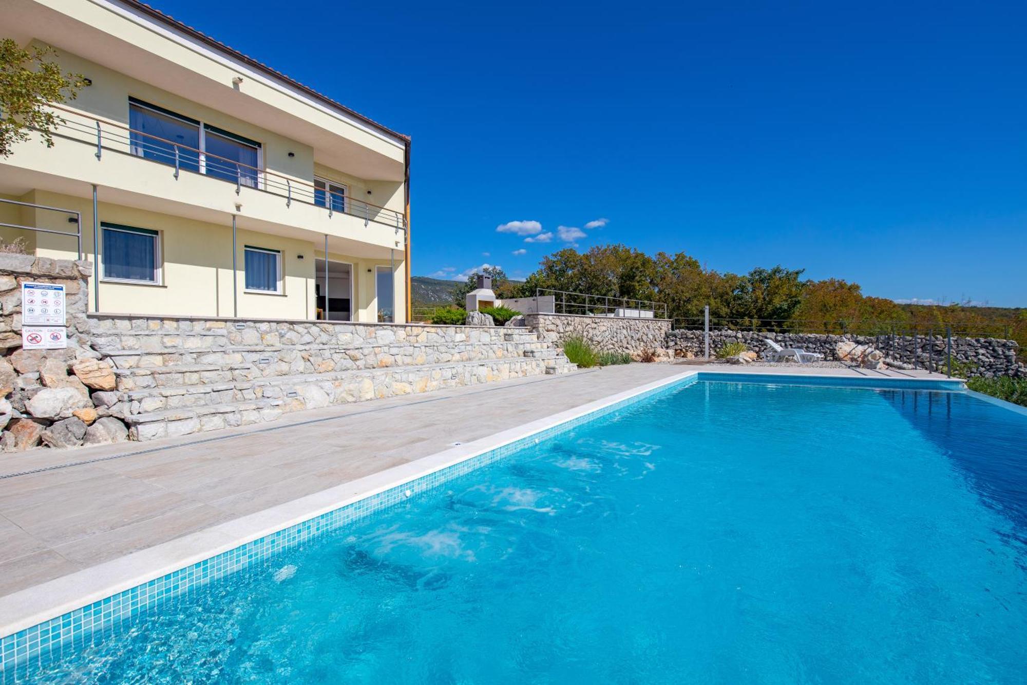 Luxury Villa Ostro With Pool & Krk Bridge View Кралєвиця Екстер'єр фото