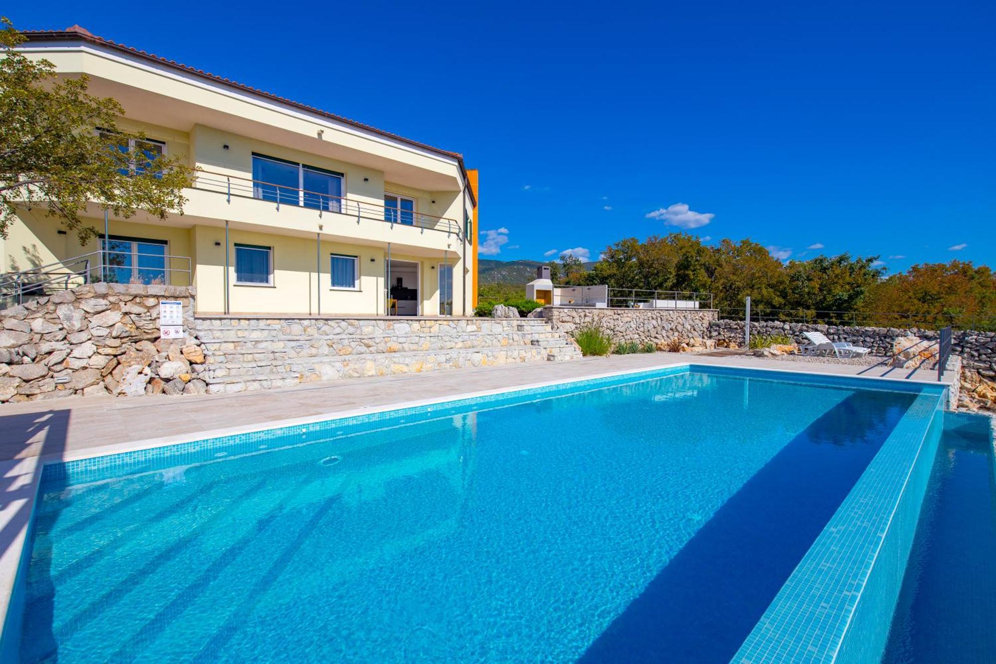 Luxury Villa Ostro With Pool & Krk Bridge View Кралєвиця Екстер'єр фото