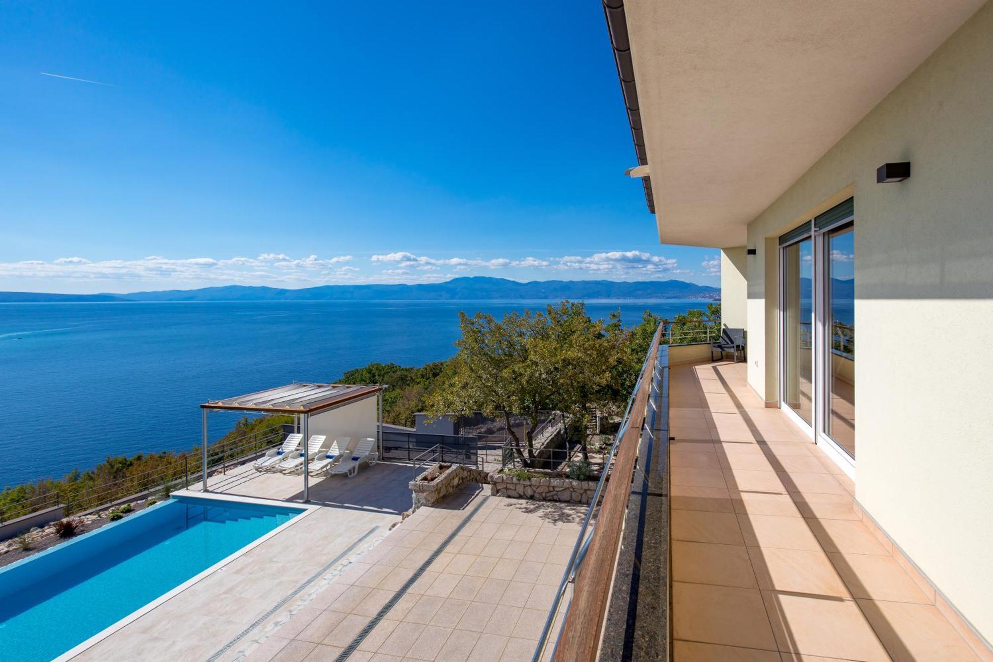Luxury Villa Ostro With Pool & Krk Bridge View Кралєвиця Екстер'єр фото