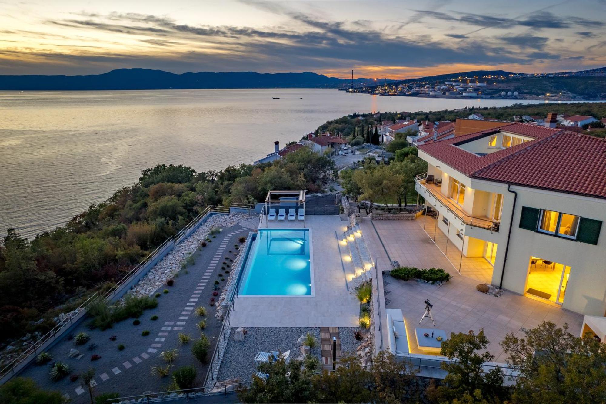 Luxury Villa Ostro With Pool & Krk Bridge View Кралєвиця Екстер'єр фото