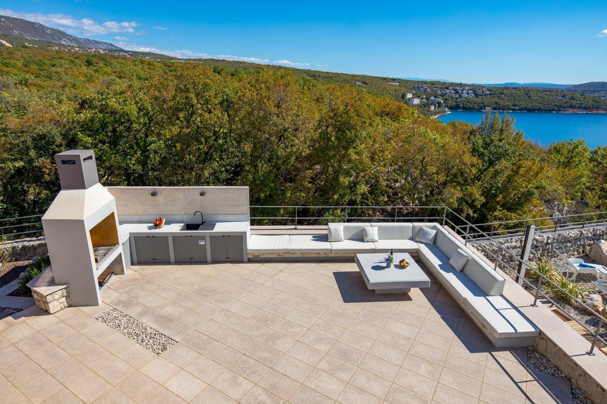 Luxury Villa Ostro With Pool & Krk Bridge View Кралєвиця Екстер'єр фото