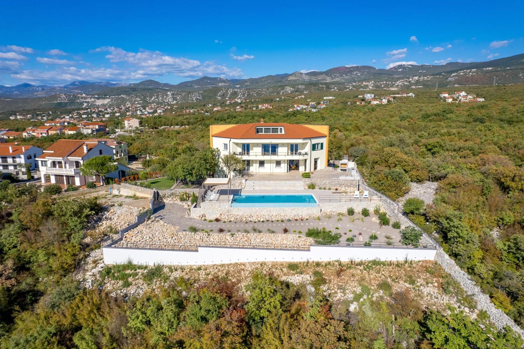 Luxury Villa Ostro With Pool & Krk Bridge View Кралєвиця Екстер'єр фото
