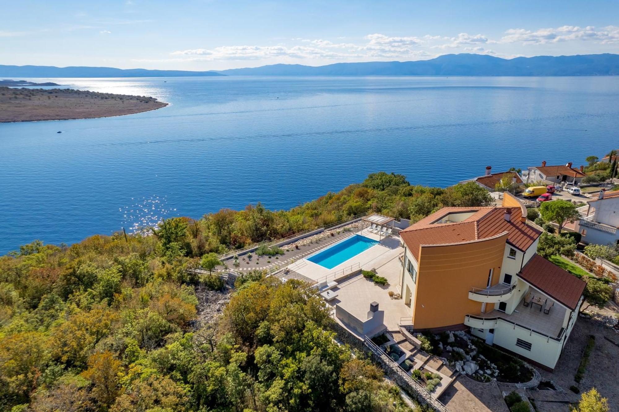 Luxury Villa Ostro With Pool & Krk Bridge View Кралєвиця Екстер'єр фото